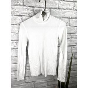 Everlane Pima Micro-Rib Turtleneck, S